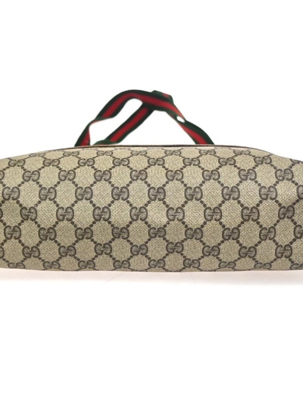 GUCCI Logo Sherry GG Pattern Shoulder Bag PVC Leather Brown Italy 63ZA361 - Picture 6 of 14